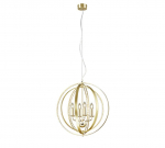 Trio-Lighting Candela chandelier 4xE14 polished brass lustra