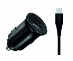 Swissten 35W Metal Car Charger Adapter with 25W Samsung SFC + 10W USB