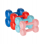 Spordiks ja aktiivseks puhkuseks // Spordikaubad ja varustus // Zestaw hantelek bitumicznych 20kg ( 2x1kg + 2x2kg + 2x3kg + 2x4kg ) , REBEL ACTIVE