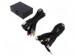 KVM switch | 4K,Dolby-True HD,DTS-HD,UHD 2160p | black