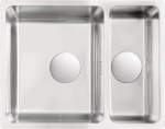 1.5-bowl undermount steel sink