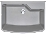 1-bowl kitchen sink - fixed to the wall