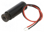 Module: laser | 0.4mW | red | dot | 650nm | 2.7&divide;3.3VDC | 10&divide;30mA