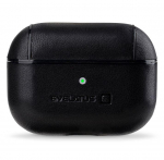 Headphone case Evelatus Apple AirPods Pro Leather Protective Case Black