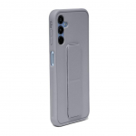 Back panel cover iLike Samsung Galaxy A14 5G Silicone Case with stand Purple