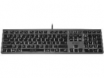 A4Tech FSTYLER FX60H (White Backlit) keyboard USB QWERTY Black, Grey