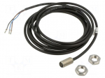 Sensor: inductive | OUT: PNP / NO | 1.5mm | 10&divide;30VDC | M8 | 2m | IP67 | 1kHz