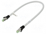 Patch cord | S/FTP | Cat: Cat 8.1 | RJ45 plug,both sides | stranded