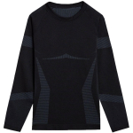 Women's thermoactive sweatshirt 4F F113 deep black 4FAW23USEAF113 20S M/L