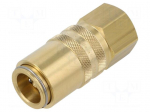 Quick connection coupling | max.15bar | Thread: G 3/4" internal