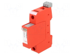 Surge arrester | Type 2 | Poles: 1 | 20kA | for DIN rail mounting