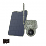 Reolink Go Series G450 with Solar Panel 2 - 4K 4G LTE PT Wildlife Cam, Animal Detection & Recognition, 360&deg; View, 32GB microSD card