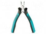 Pliers | curved,half-rounded nose | 120mm