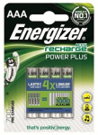 AKAAA.EPP4; R03/AAA patareid 1,2V Energizer Recharge Power Plus Ni-MH HR03 700 mAh 4 g pakendis