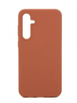Back panel cover Evelatus Samsung Galaxy S24 Premium Soft Touch Silicone Case Brown