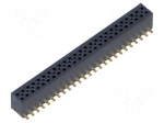 Connector: pin strips | socket | male | PIN: 50 | vertical | SMT | 1.27mm