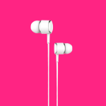 iKAKU KSC-380 Universal Lightweight HiFi In-Ear Headphones 3.5mm with Microphone 1.2m White