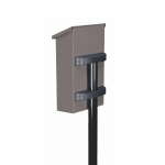 MAILBOX POLE - BLACK