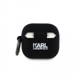 Karl Lagerfeld 3D Logo NFT Karl and Choupette Protective cover for headphones AirPods 4