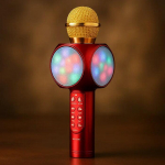 Microphone Riff WS-1816 16W karaoke BT microphone with LED 360 Red