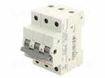 Switch-disconnector | Poles: 3 | for DIN rail mounting | 63A | 400VAC