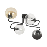 Uued tooted // BARI lampa wisząca, moc max.4x40W, E14, czarno-kolorowa (mix)