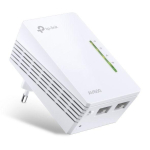 Routers TP-Link  AV600 Wi-Fi Powerline Extender TL-WPA4220 10/100 Mbit/s, Ethernet LAN (RJ-45) ports 2, 802.11n, Wi-Fi data rate (max) 300 Mbit/s, Data transfer rate (max) 600 Mbit/s