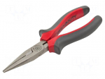 Pliers | straight,half-rounded nose | 160mm | HEAVY DUTY