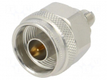 Adapter | socket | straight | PTFE | N plug,SMA socket | socket