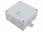 Enclosure: junction box | X: 127mm | Y: 127mm | Z: 70mm | IP66 | grey | ABOX