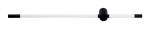 Activejet Lungo Black LED Wall Light