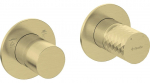 Shower faucet with diverter - horizontal