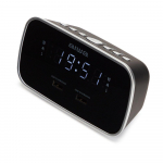 Aiwa CRU-19BK Alarm Clock Radio 2x USB