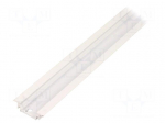 Profiles for LED modules | recessed | white | L: 2m | aluminium