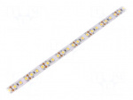 LED tape | white warm | 2835 | 24V | LED/m: 120 | 10mm | IP20 | 24W/m