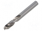 Drill bit | for metal | &Oslash;: 9mm | L: 84mm | Working part len: 40mm | short