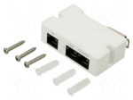 Extender | 79x52x23mm | white | Connection: RJ45 | -30&divide;65&deg;C