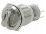 Switch: rotary | Pos: 2 | SPDT | 0.5A/220VAC | 1A/24VDC | -20&divide;55&deg;C | 50m&Omega;