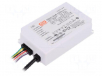 Power supply: switched-mode | LED | 65W | 34&divide;46VDC | 1400mA | IP67 | 430g