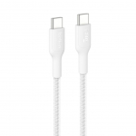 Cable Belkin  USB-C TO USB-C 240W 2.0, BRAIDED PCR, 2M White