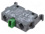 Contact block | 22mm | for back plate | Contacts: NO