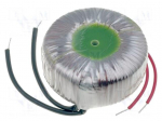 Transformer: toroidal | 50VA | 230VAC | 48V | 1.04A | 0.7kg | &Oslash;: 78mm | IP00