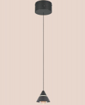 Trio Romeo LED piekarama lampa 1-pc matt black brushed steel 337010132 4017807667721