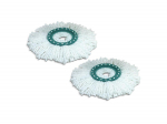 Leifheit Clean Twist Disc Mop Replacement Mop Heads 2pcs