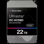HDD Server WD/HGST Ultrastar 22TB DC HC580, 3.5", 512MB, 7200RPM, SATA, 512E SE NP3, SKU: 0F62785