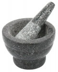 Tooted koju ja aeda // Kokkamis- ja lauan&otilde;ud | K&ouml;&ouml;gitarbed // Moździerz, kamień zestaw 2 elementy, śr.9,5x7cm kinghoff