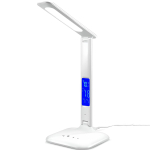 LED valgustus // Valgustid uutest tarnetest // Lampka led biurkowa 5 tryb&oacute;w światła ładowarka ekran lcd budzik zegar temp
