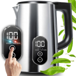 Tooted koju ja aeda // K&ouml;&ouml;gi- ja majapidamistarbed // Czajnik elektryczny z regulacją temperatury 1,8l dotykowystalowy 1800w