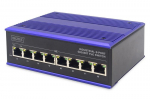 ASSMANN Electronic DN-651121 network switch Gigabit Ethernet (10/100/1000) Power over Ethernet (PoE) Black, Blue