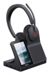 Yealink WH68 Workstation Headset Wired & Wireless Head-band Calls/Music USB Type-C Bluetooth Charging stand Black